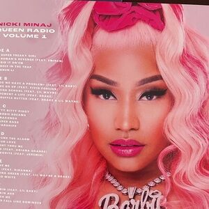 Pink Nicki Minaj Vinyl Record